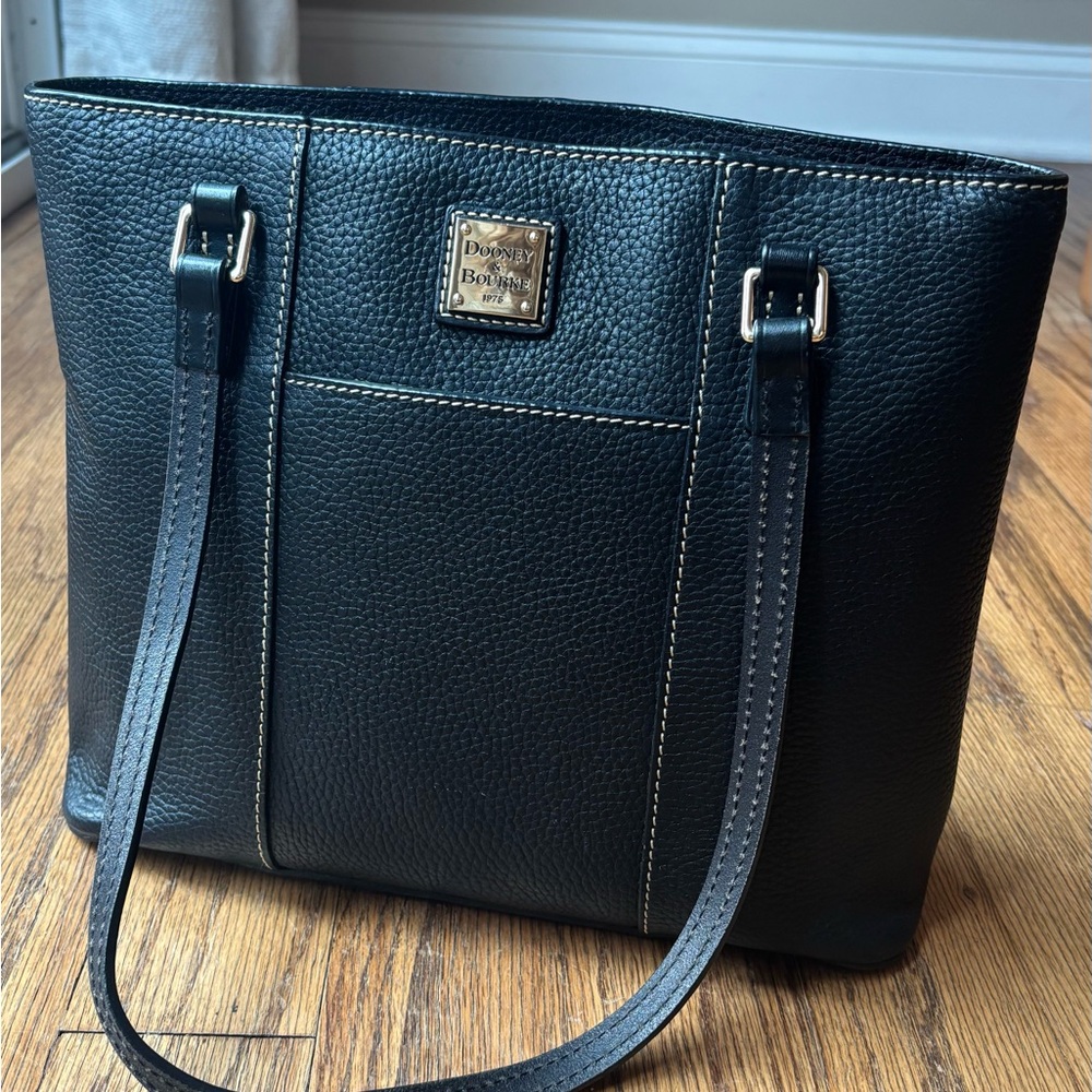 Dooney & Bourke Black Leather Tote